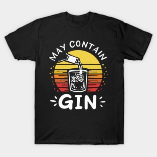 GIN: May Contain Gin Gift T-Shirt